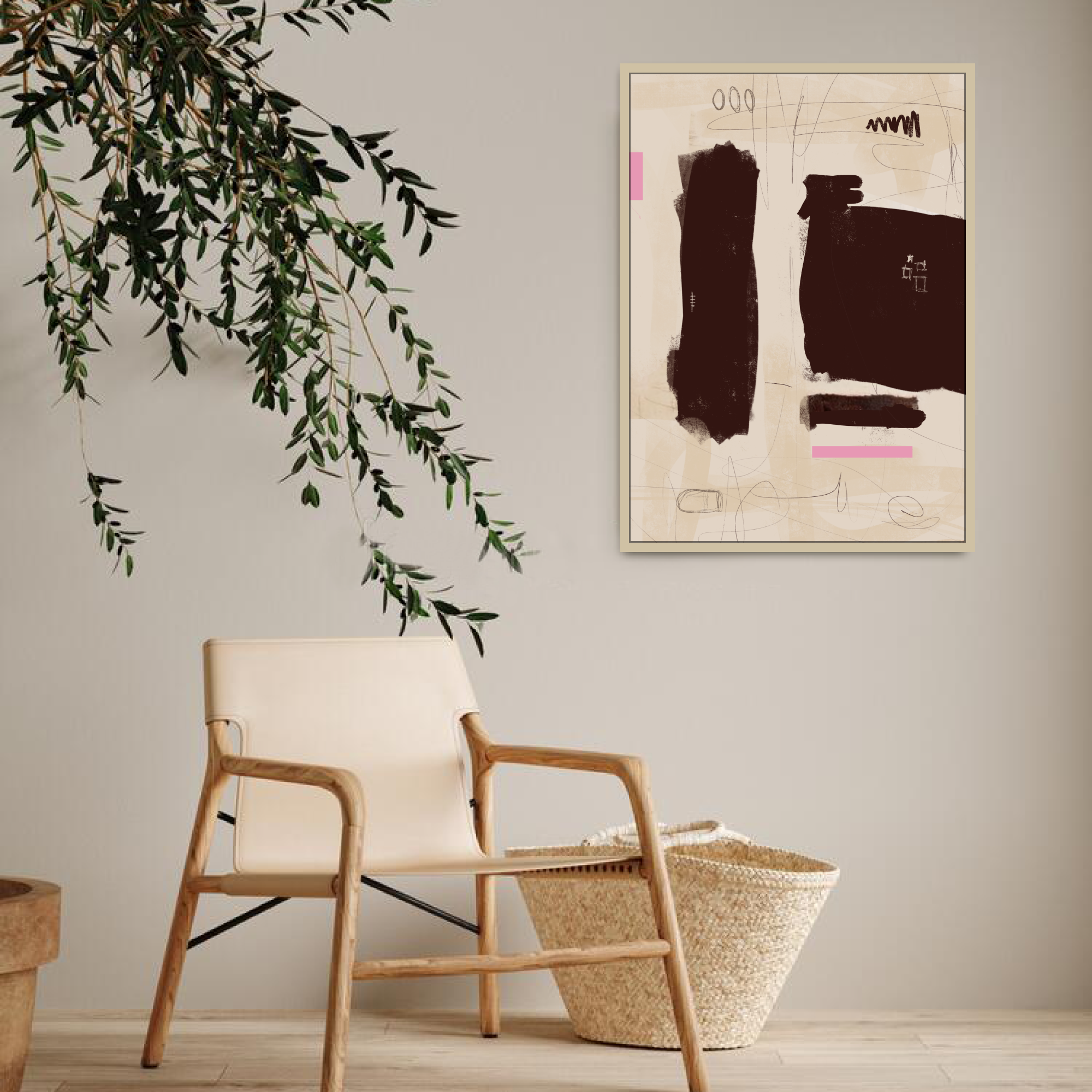 Canvas Print: "Simple Room #1"